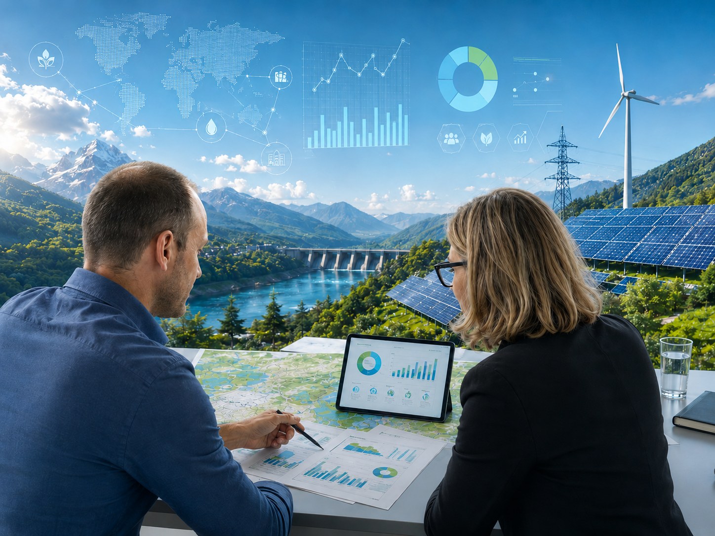 Sustainability, energy and climate projects in an alpine setting